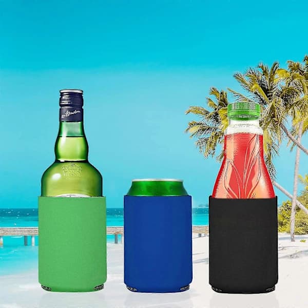 6 stk. Dåsekølere til fest, isolerede foldbare ølflaskekølere, 330 ml flasker