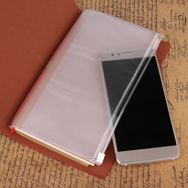 Classic PU Leather Travel Notebook Refillable Personal Diary Red