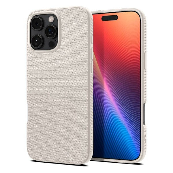 Spigen iPhone 16 Pro Max Deksel Liquid Air Titanium