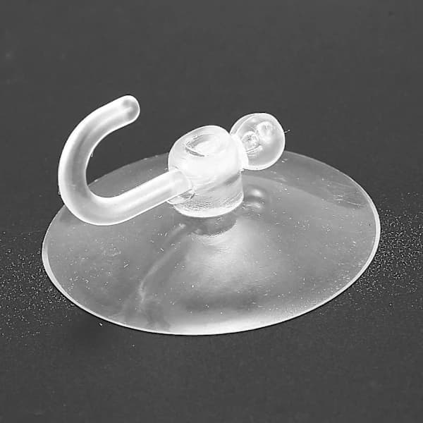 Delar 50mm Diameter Badeværelse PVC Klar Sugekopskrog