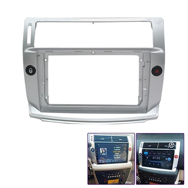 TS-9 Tommers Bil Fascia Radio Panel DVD Panel Dash Kit Installasjonsadapter Konsollramme For C4 C-triomphe C-