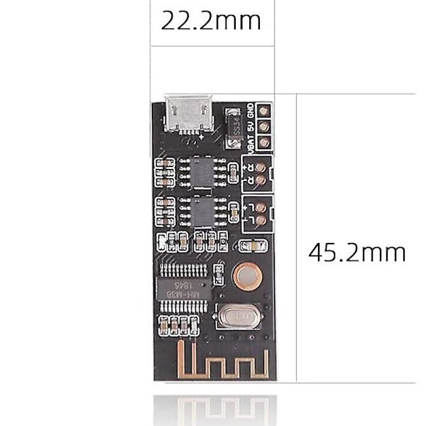 TS-Bluetooth Förstärkar Kort, 5w +5w Uteffekt, Dc 3.7v-4.2v/5v Mini Bluetooth Högtalarkort