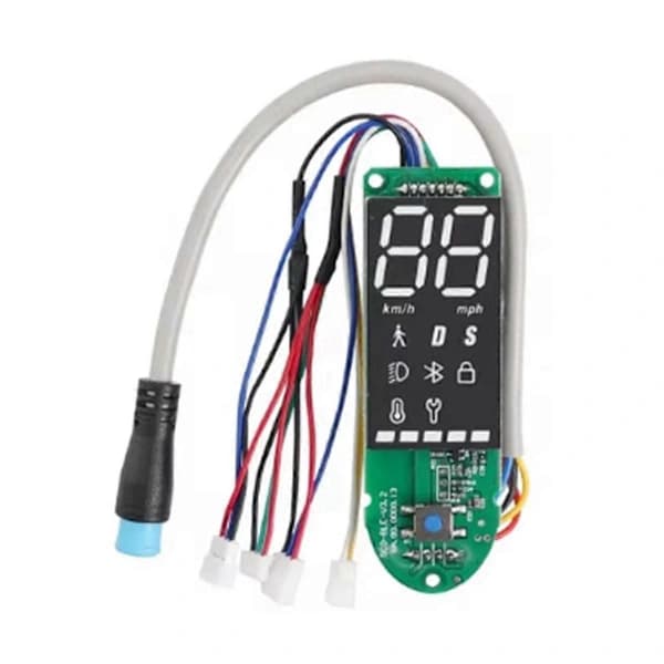 Elektrisk sparkesykkel dashbord for Germany Pro 2 for Pro 2 kretskortmontering Dash Board Display Svart