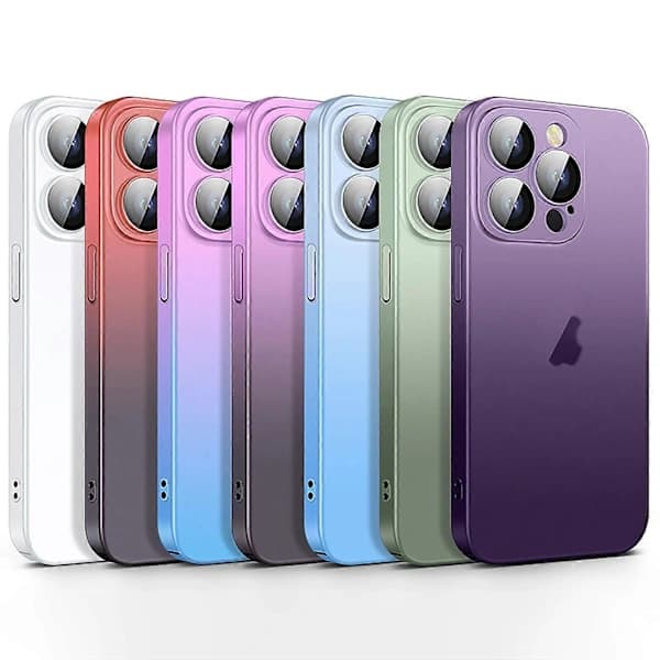 Skall med frostet gradient for iPhone 13