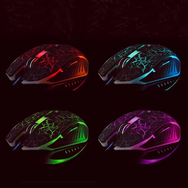 TS-Lysende USB gamingmus - Normal størrelse