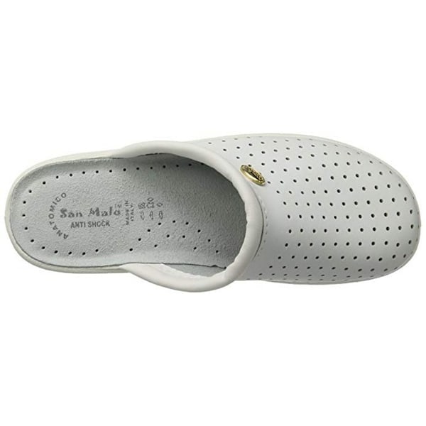 Dek Dam/Dam Läder Träskor 40 EUR Vit Vit 40 EUR