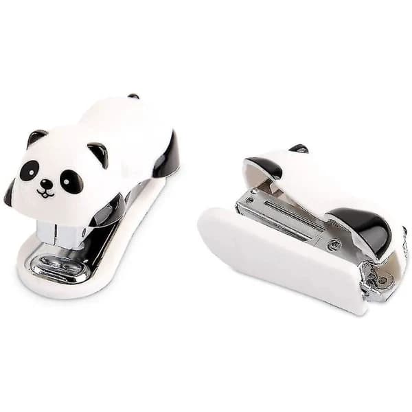 Tecknad söt röd panda häftapparat set nr 10