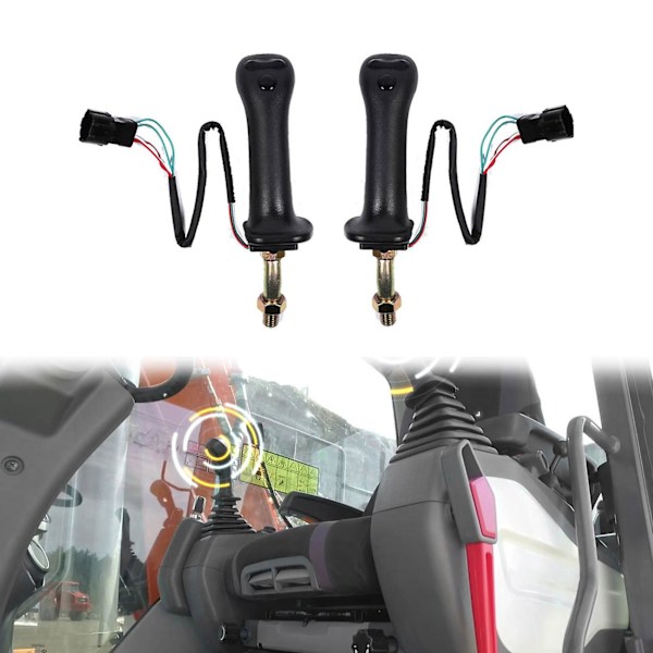 TS-2x 3 Painiketta Kaivinkoneen Joystick Assy Kahva Vaihteet Doosan Dh Dx150 215 225 300 370-9c Vasen