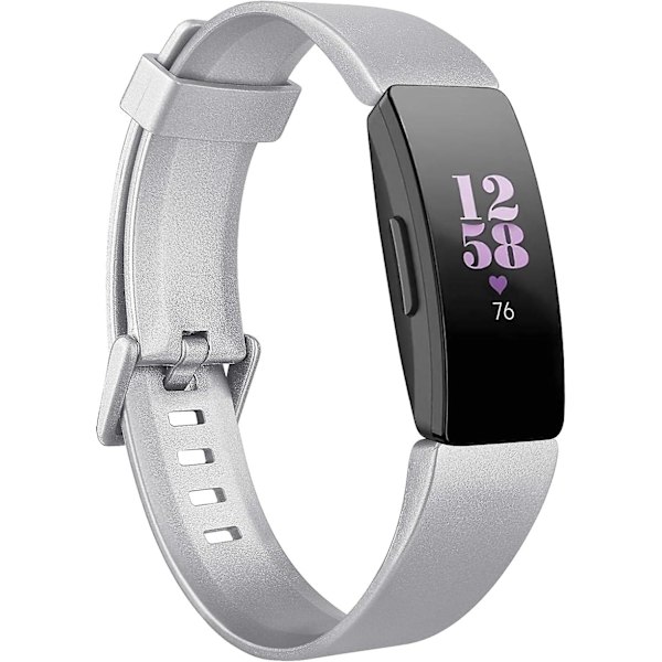 Yhteensopiva Fitbit Inspire -rannekkeen kanssa - Vedenpitävät pehmeät urheilurannekkeet vaihdettavaksi 4 kpl