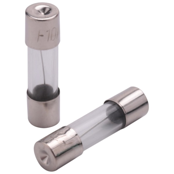 TS-10 stk. 250v 10amp Langsom Sprængning Tidsforsinkelse Glas Sikringer Rør 5mm X 20mm