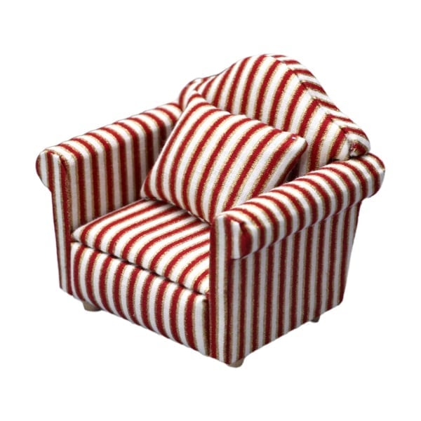 Landlig Stil Lenestol Minisofa Dukkehus Miniatyrsofa og Sett Tresimuleringsmøbler Jenter Favorittgave null - 9