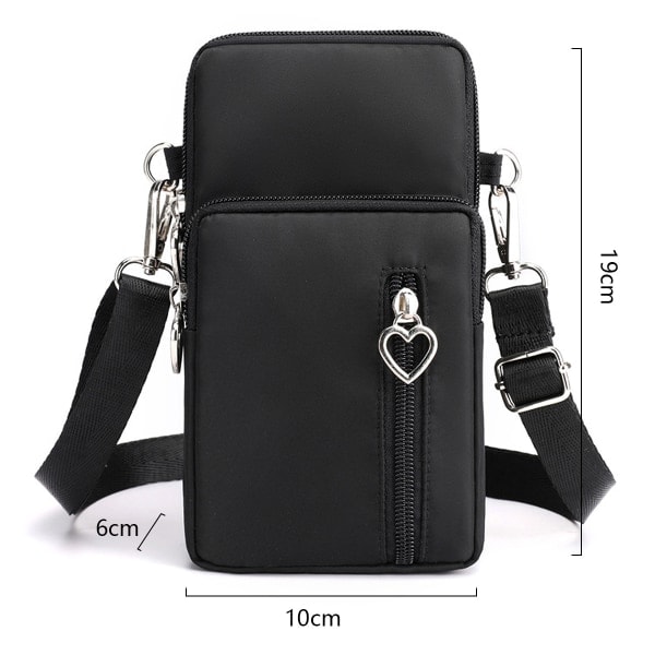 Lille crossbody pung telefon taske dame mini crossbody håndtaske