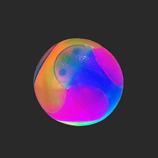 st glat bold Lysende Hundlegetøj Blinkende Elastisk Bold Glød