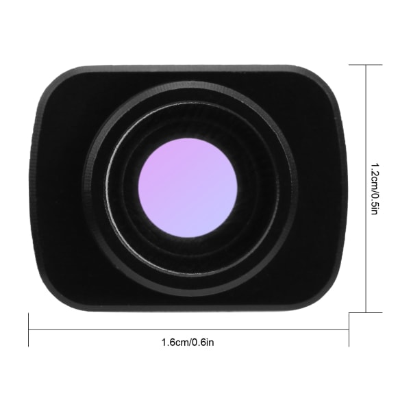 Bärbar vidvinkelkameraobjektiv Magnetiskt anamorfiskt objektiv för DJI OSMO Pocket1 / Pocket2 Tillbehör