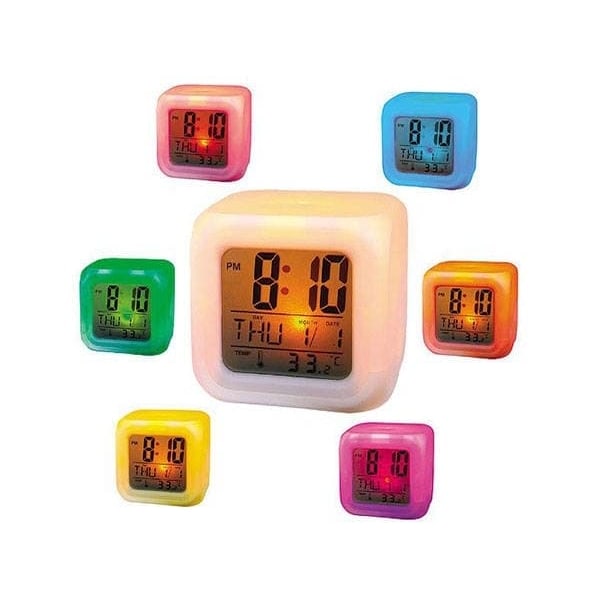 Alarm Clock - Digital med LED & Termometer - Klocka