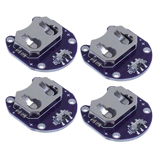 TS-10 X Myntcelle Batteriholder For Cr2032 - Med Bryter (2 Stk)