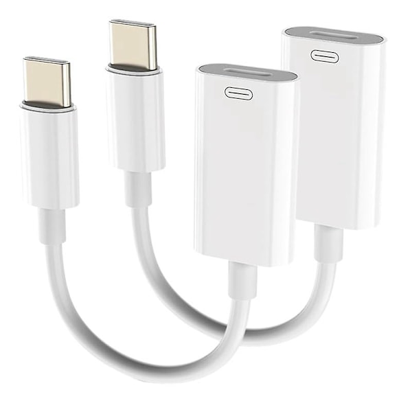 TS-For Usb C Til For Adapter -hann Usb-c Til Hunn For Grensesnitt Ladeadapter Pd Ladekonverter, for
