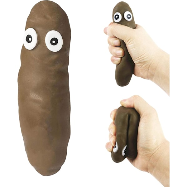 Painettavat Poop-Lelut, Elastisen Poopin Uutuus Stressiä Lievittäviä Palloja Prank Poop -Leikkikalut Hauskoja Syntymäpäivävitsejä Joulu Prank Lahjoja Lapsille ja Aikuisten (1 kpl)