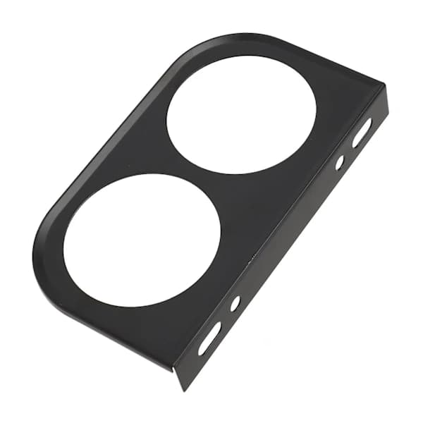 2 Hull Målerpanel 2 1/16 Tommer 52MM Universal Metall Bilmåler Monteringsinstrumentpanel