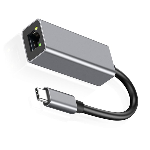 Typ-C till RJ45-port 1000 Mbps USB-C Ethernet-adapter USB-C till RJ45 LAN-adapter Typ C Nätverkskort