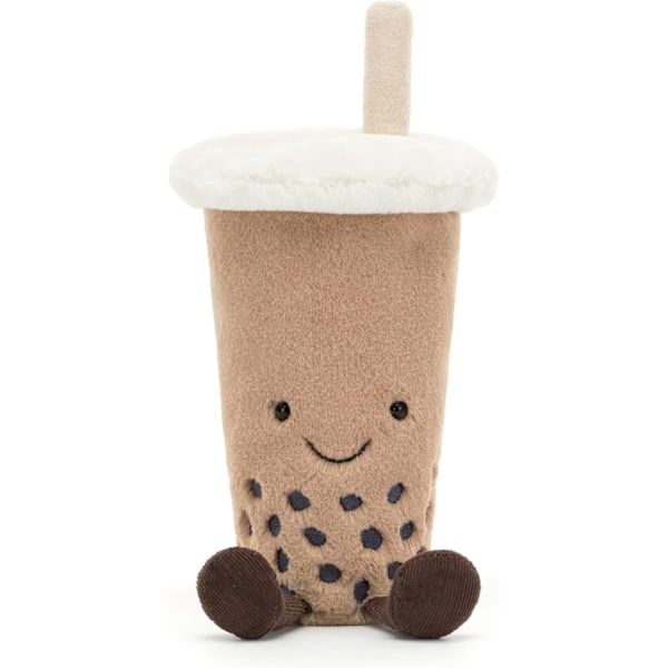 Jellycat Amuseables Bubble Tea Plysjleke, 8,5 tommer | Drikke plysj | Morsom gaveidé