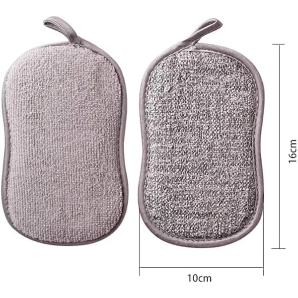 Sett med 8 vaskbare mikrofiberkluter, perfekte for non-stick panner
