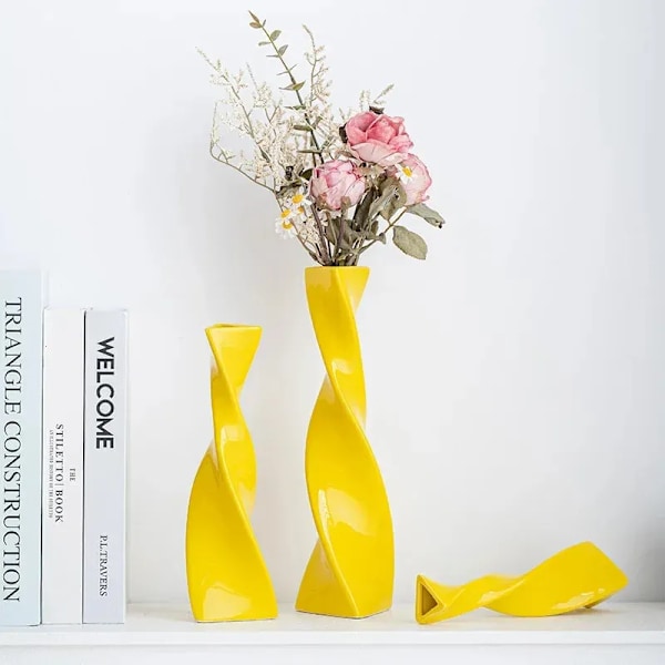 High-end innendørs dekorasjon TV-skap keramisk vase 240927