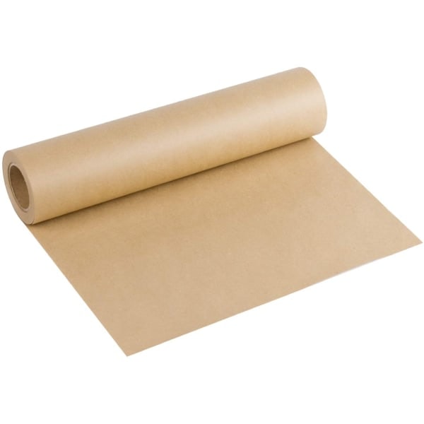 Rulle brunt kraftpapper hantverk konst presentinslagning paket dekorativt papper
