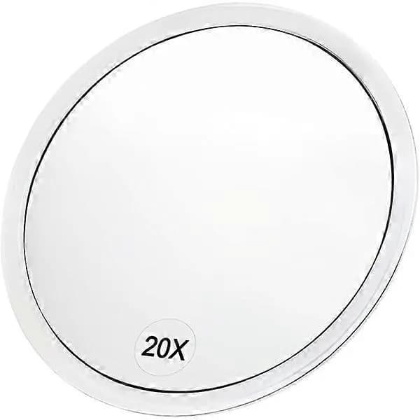 20X forstørrelsesspeil med sugekopper (16,2 cm)
