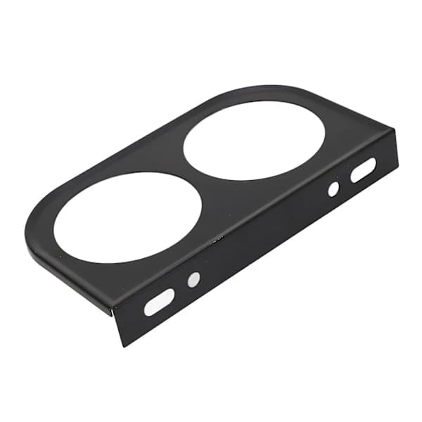2 Hull Målerpanel 2 1/16 Tommer 52MM Universal Metall Bilmåler Monteringsinstrumentpanel