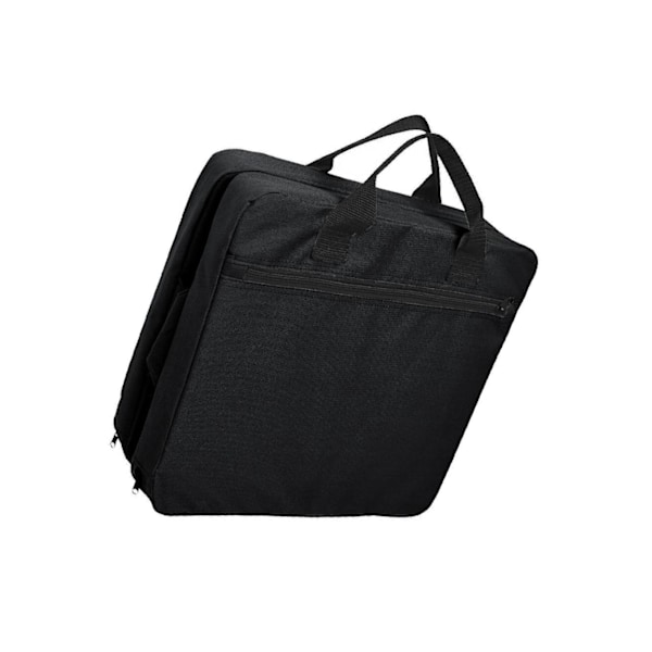 Bärbar hopfällbar utomhusstol för picknickresor Black 38 x 34 x 34 cm