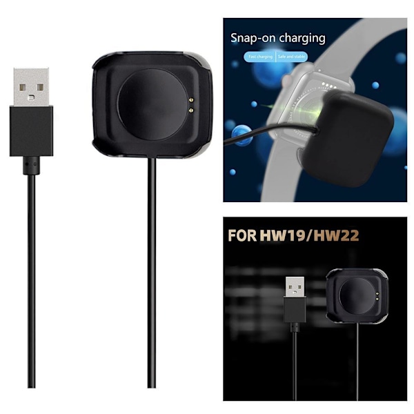 Smartklokke Lader Dock Stasjon Lading Kabel USB-kabel for HW1