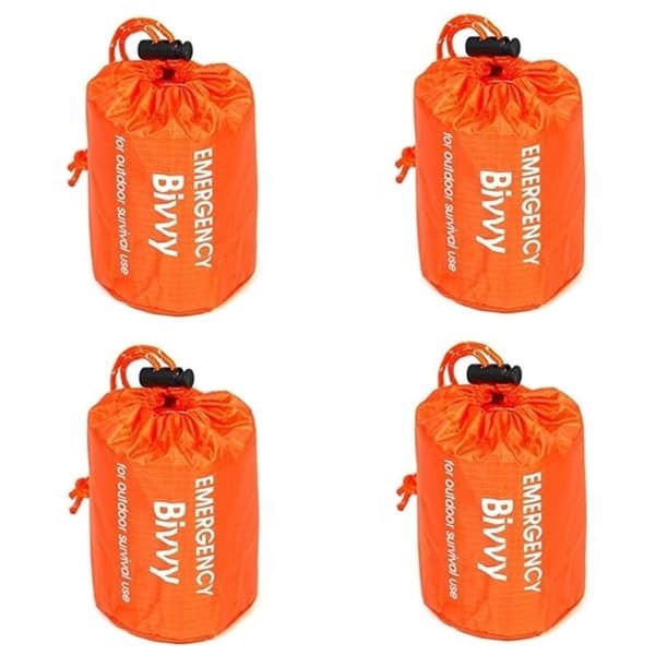 4-Pack Emergency Sleeping Bag / Bivvy – Överlevnadssovsäck