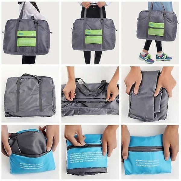 Foldbar Duffelbag med Opbevaringspose - Orange Orange