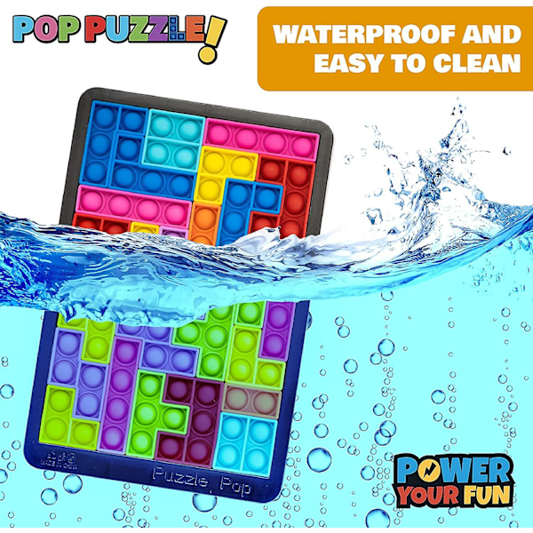 Pop-palapeli fidget-peli - 27 osaa palapeli pop push it kupla sensorinen fidget-lelu oppimislahjaksi Red