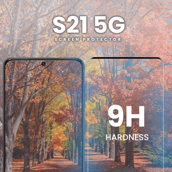 Samsung Galaxy S21 5G - Hærdet Glas 9H - Super Kvalitet 3D