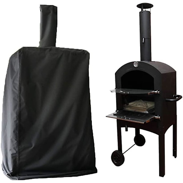 Ulkoilmapizza-uunin suojakansi Duty Grill Musta Kotelo Extra Suuri 160*37*50 (d-583-a)