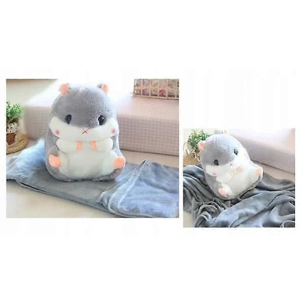 Blødt legetøj Tæppe 3i1 Kramme Hamster Gave