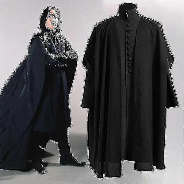 Halloween Kostym Harry Potter Professor Snape Halloween Kostym Kappa och foder set-FA- L
