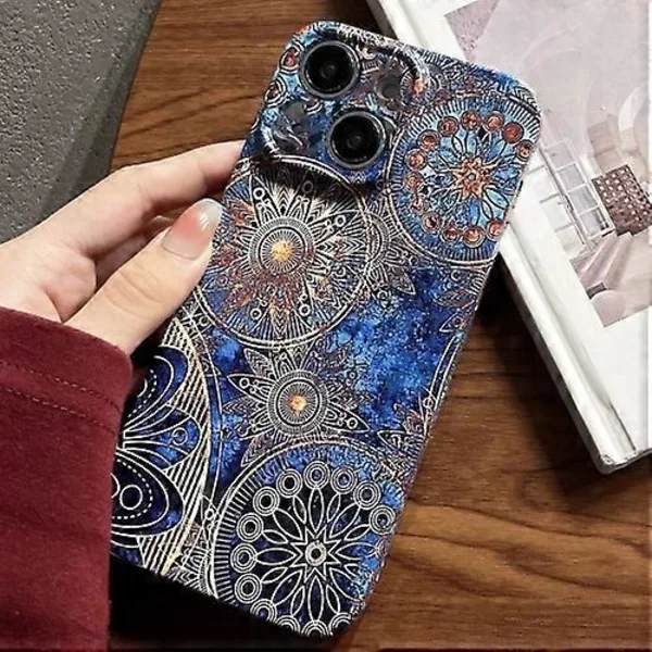 Painted Pattern Precise Hole PC Mobile Phone Shell for iPhone 15 Pro