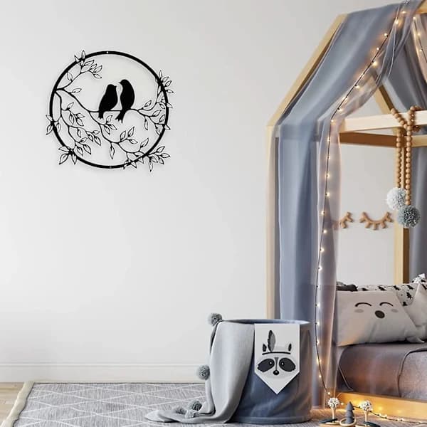 Metal Bird Wall Decor, Bird Silhouette Art Wall Decor