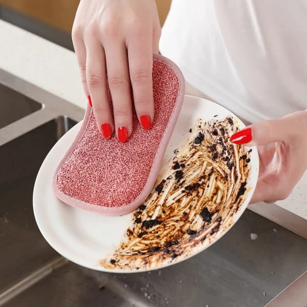 Sett med 8 vaskbare mikrofiberkluter, perfekte for non-stick panner