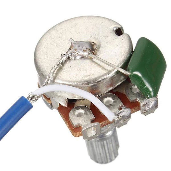 TS-Lp Elektrisk Gitarr Mikkablar Kablage Kit 2t2v 500k Potentiometrar 3-Vägs Switch Med Jack För Dubbla Humbucker