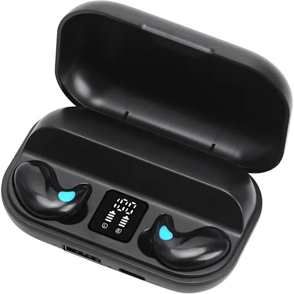 Mini Usynlige Minste Ørepropper Bluetooth i øret Trådløse for søvn, trådløse søvnpropper, støyreduserende ørepropper