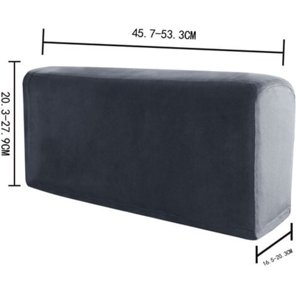 TS-2 st Kanapé Soffa Armstödsskydd Stretch Sofföverdrag Möbelskydd Fåtölj Armstödsskydd Skyddshylsa för Can