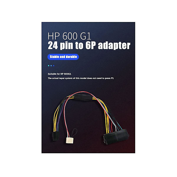 TS-Atx 24-nastainen - 6-nastainen adapterikaapeli virtalähteen emolevyn muunnoskaapeli sopii 600g1-virtalähteelle
