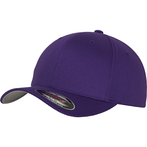 Yupoong Flexfit Fitted Baseball Cap for menn (2-pakning) SM Lilla lilla Purple SM