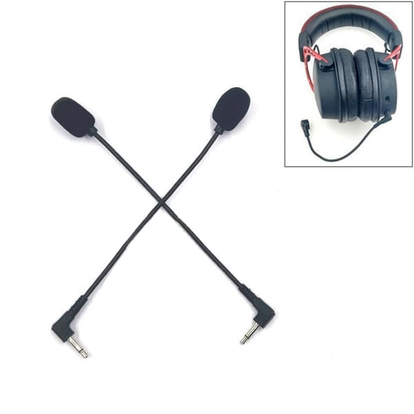 TS-Mikrofon Mono för headset med böjbar arm, 3,5mm - 19cm