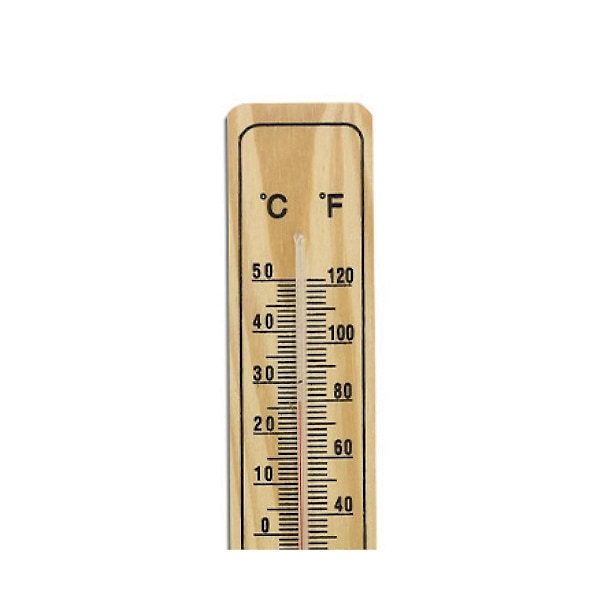TS-5 Stykker Mellemstore Trætermometer, Glastermometer og Husholdningstermometer