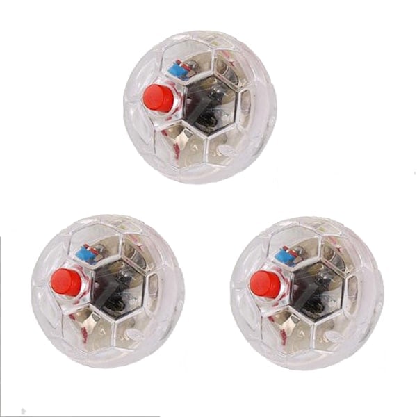 3x Spökjakt Touch-aktiverade blinkande bollar Flash Cat Toy Paranormal